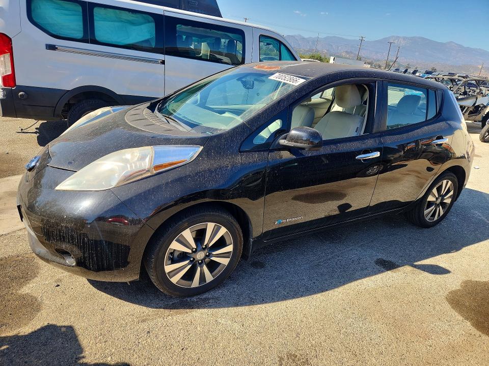 70052866 :رقم المزاد ، 1N4AZ0CP9FC322507 vin ، 2015 Nissan Leaf مزاد بيع
