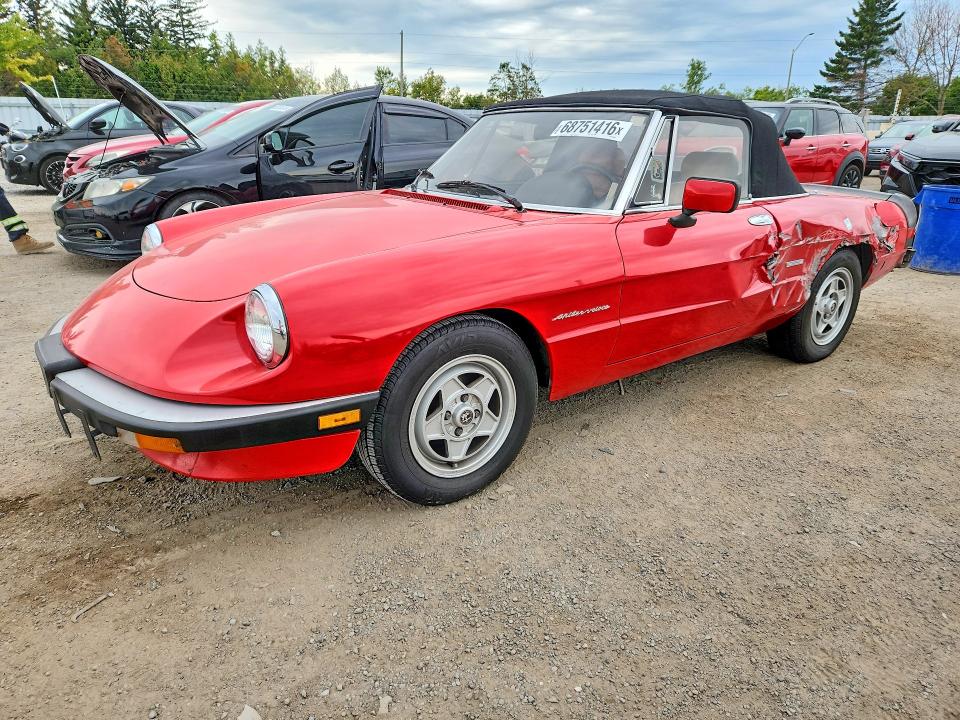 Продажа на аукционе авто 1987 Alfa Romeo Spider, vin: ZARBA5585H1048848, номер лота: 68751416
