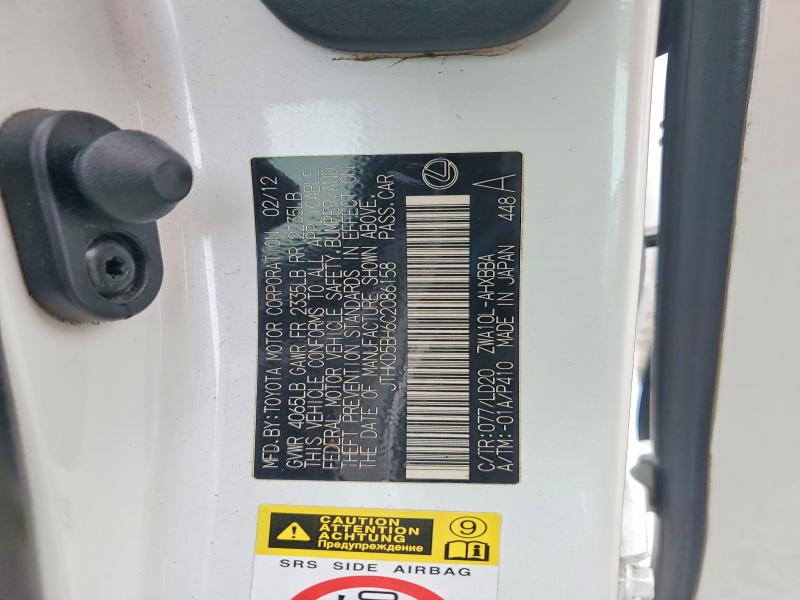 Продаж на аукціоні авто 2012 Lexus Ct, vin: JTHKD5BH6C2086158, номер лоту: 67333426