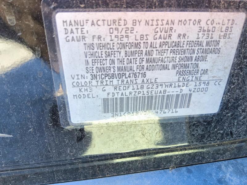 Aukcja sprzedaży 2023 Nissan Kicks, vin: 3N1CP5BV0PL476716, numer aukcji: 67026056