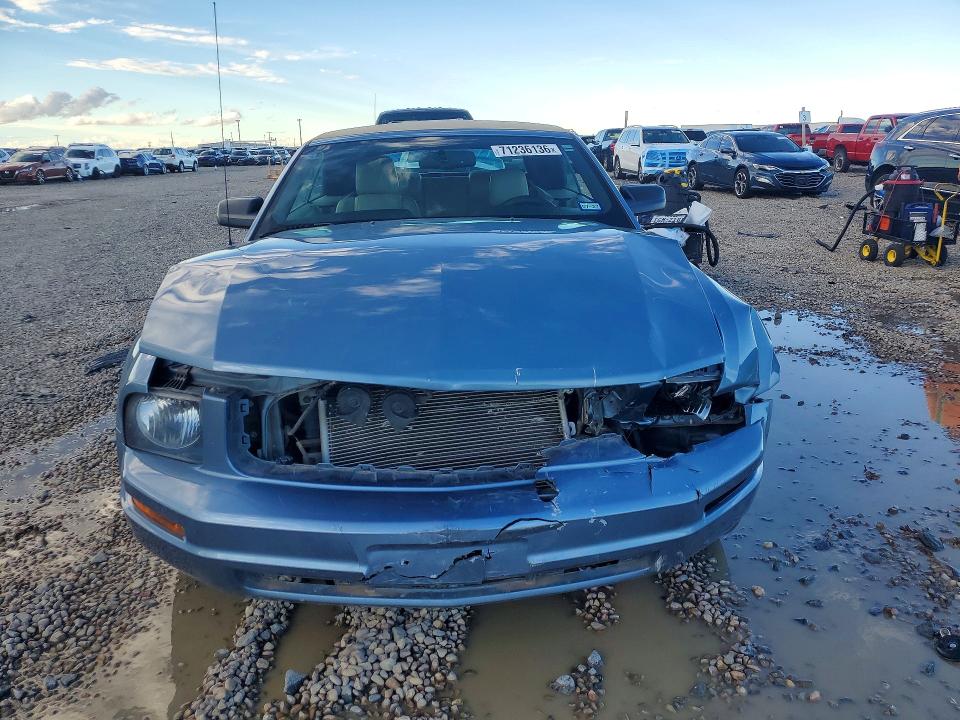 71236136 :رقم المزاد ، 1ZVFT84N075366833 vin ، 2007 Ford Mustang مزاد بيع