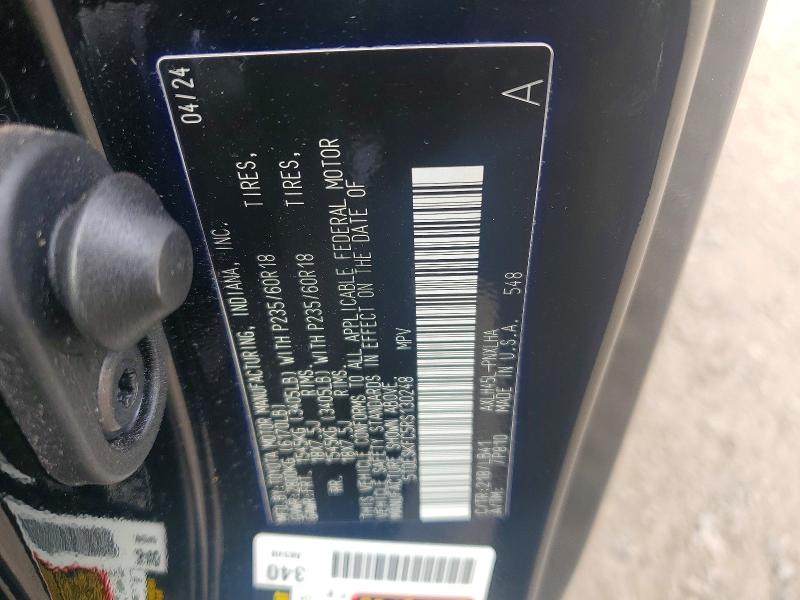 66817666 :رقم المزاد ، 5TDESKFC5RS130248 vin ، 2024 Toyota Sienna مزاد بيع