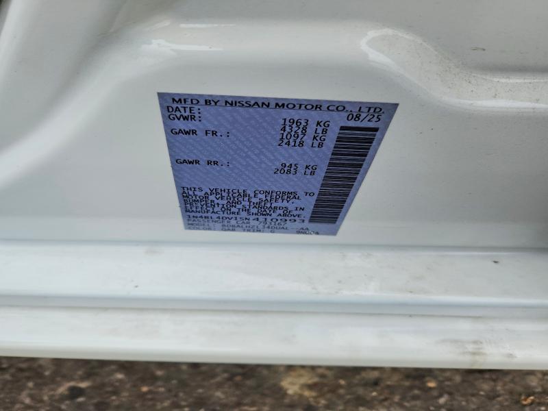 Продаж на аукціоні авто 2025 Nissan Altima, vin: 1N4BL4DV1SN410993, номер лоту: 69781536
