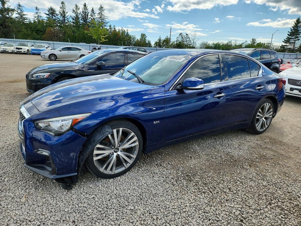 2018 Infiniti Q50 მანქანა იყიდება აუქციონზე, vin: JN1EV7AR4JM611384, აუქციონის ნომერი: 68008496