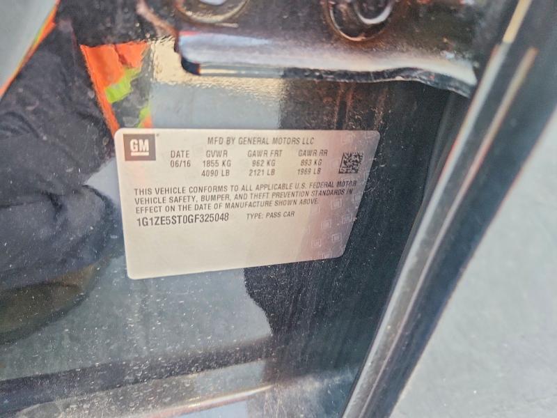 Aukcja sprzedaży 2016 Chevrolet Malibu, vin: 1G1ZE5ST0GF325048, numer aukcji: 69226736