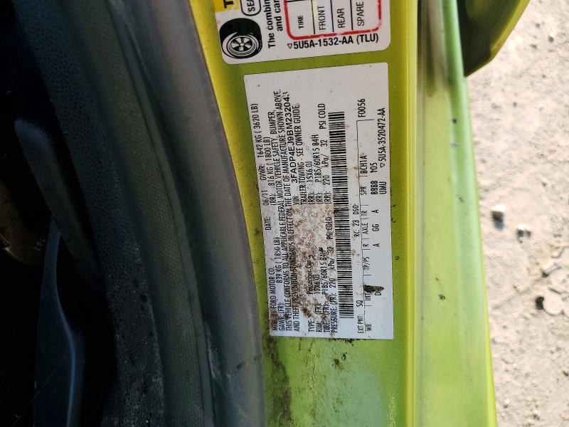 2011 Ford Fiesta მანქანა იყიდება აუქციონზე, vin: 3FADP4EJ9BM232043, აუქციონის ნომერი: 67374556