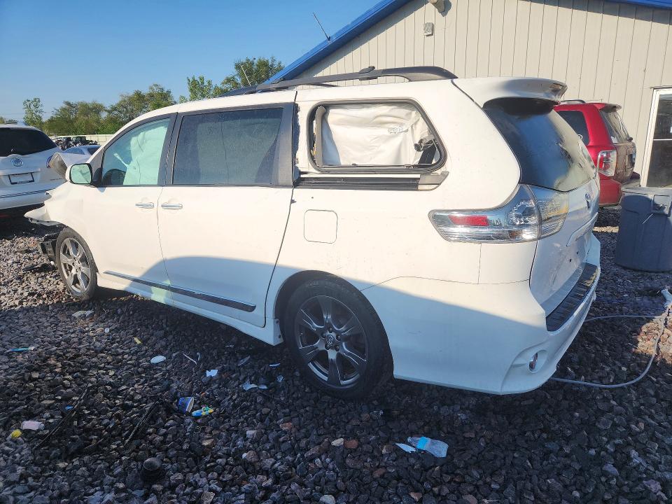 2017 Toyota Sienna მანქანა იყიდება აუქციონზე, vin: 5TDXZ3DC8HS820331, აუქციონის ნომერი: 67240166
