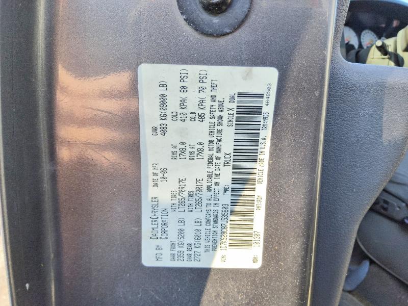 68862566 :رقم المزاد ، 1D7KS28C87J535603 vin ، 2007 Dodge Ram 2500 مزاد بيع