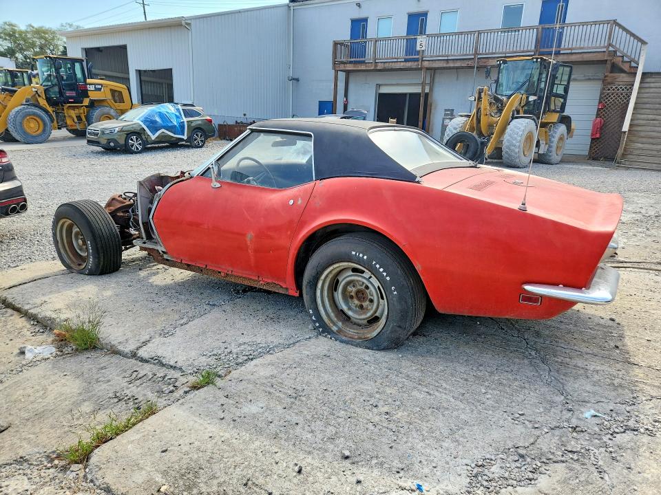 1969 Chevrolet Corvette მანქანა იყიდება აუქციონზე, vin: 194679S725987, აუქციონის ნომერი: 69519826
