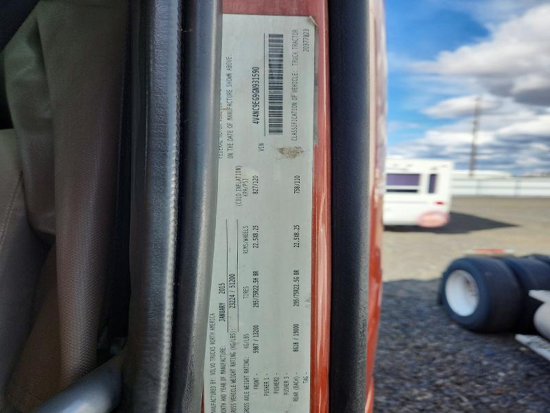 Aukcja sprzedaży 2016 Volvo Vn, vin: 4V4NC9EG9GN931590, numer aukcji: 68210656