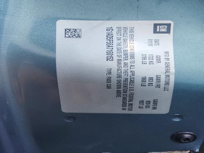 Aukcja sprzedaży 2010 Chevrolet Cobalt, vin: 1G1AD5F56A7160152, numer aukcji: 69411366