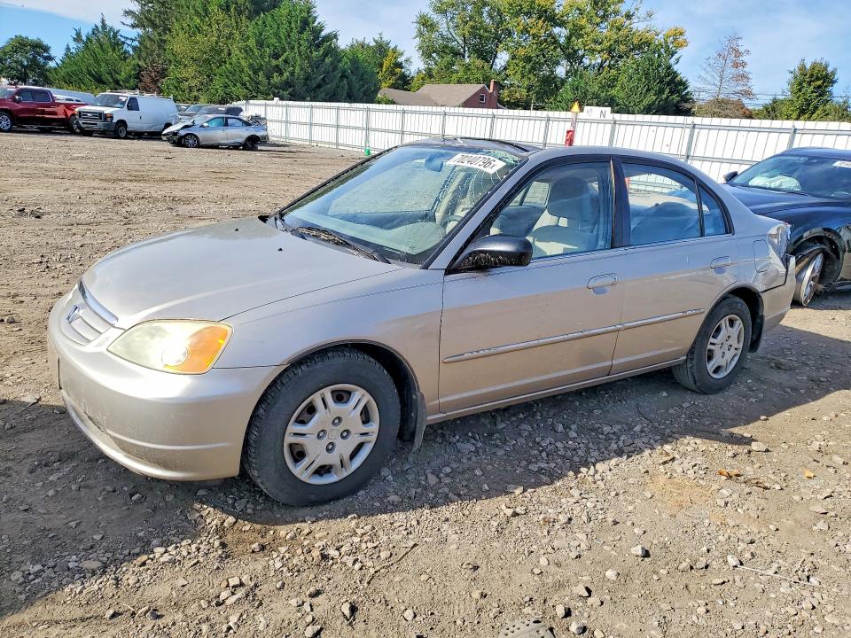 Auction sale of the 2002 Honda Civic, vin: 1HGES165X2L057575, lot number: 70240796