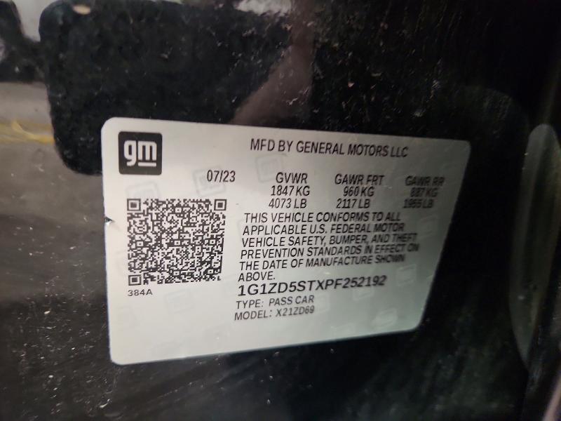 70378616 :رقم المزاد ، 1G1ZD5STXPF252192 vin ، 2023 Chevrolet Malibu مزاد بيع