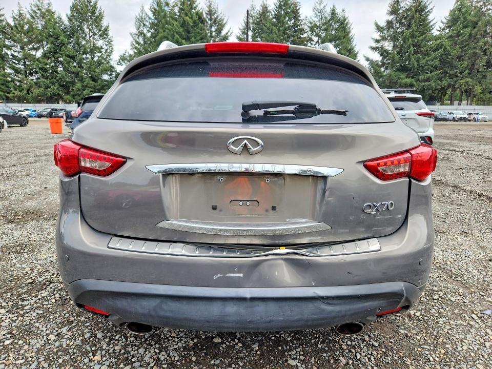 Aukcja sprzedaży 2015 Infiniti Qx70, vin: JN8CS1MW8FM483593, numer aukcji: 69006506