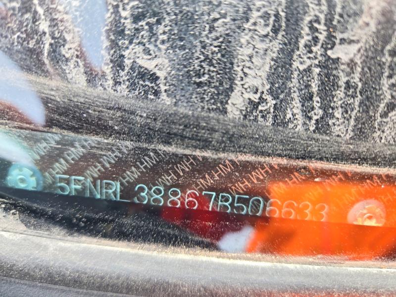 Aukcja sprzedaży 2007 Honda Odyssey, vin: 5FNRL38867B506633, numer aukcji: 68411906