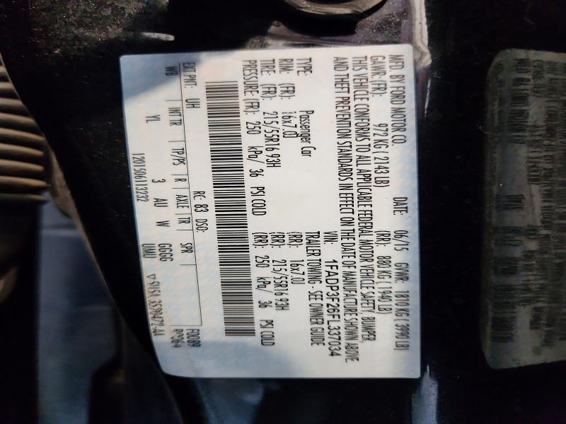 Продаж на аукціоні авто 2015 Ford Focus, vin: 1FADP3F26FL337034, номер лоту: 67336596