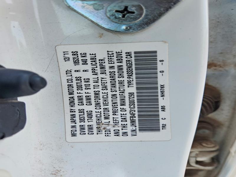 Продажа на аукционе авто 2012 Honda Civic Hyb 4d L, vin: JHMFB4F31CS007298, номер лота: 70632616