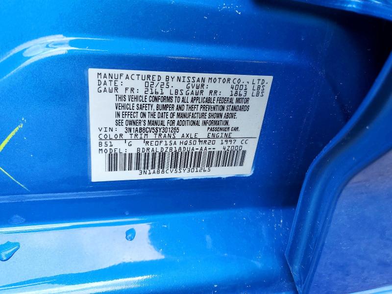 Продаж на аукціоні авто 2025 Nissan Sentra, vin: 3N1AB8CV5SY301265, номер лоту: 67333246