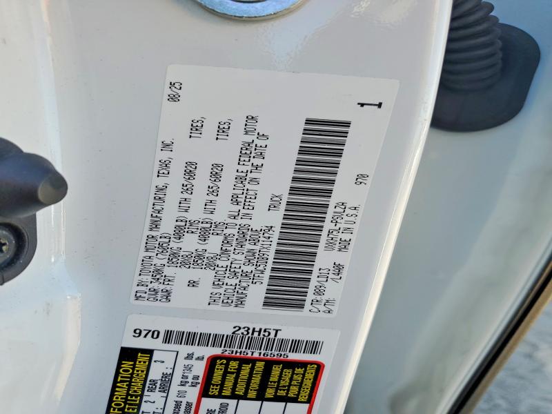 Продажа на аукционе авто 2026 Toyota Tundra, vin: 5TFWC5DB9TX114794, номер лота: 70288816