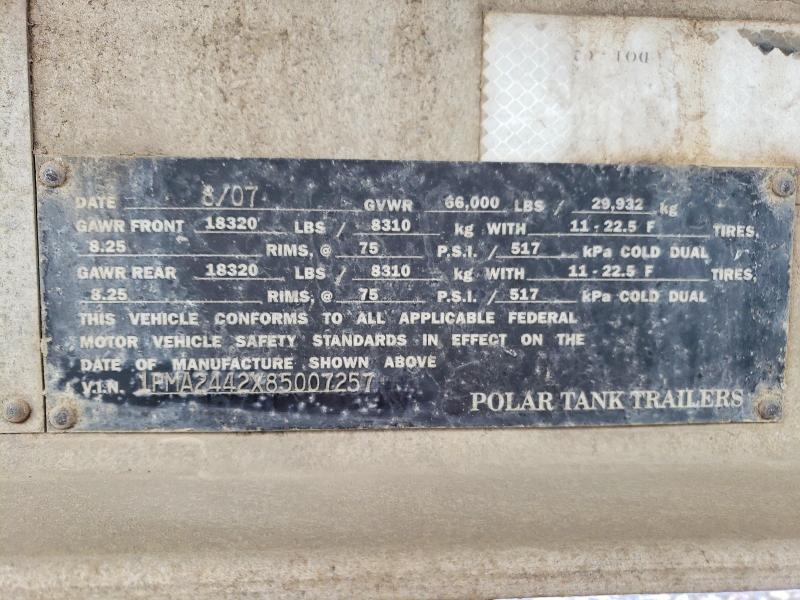 66429956 :رقم المزاد ، 1PMA2442X85007257 vin ، 2008 Polar Unknown مزاد بيع