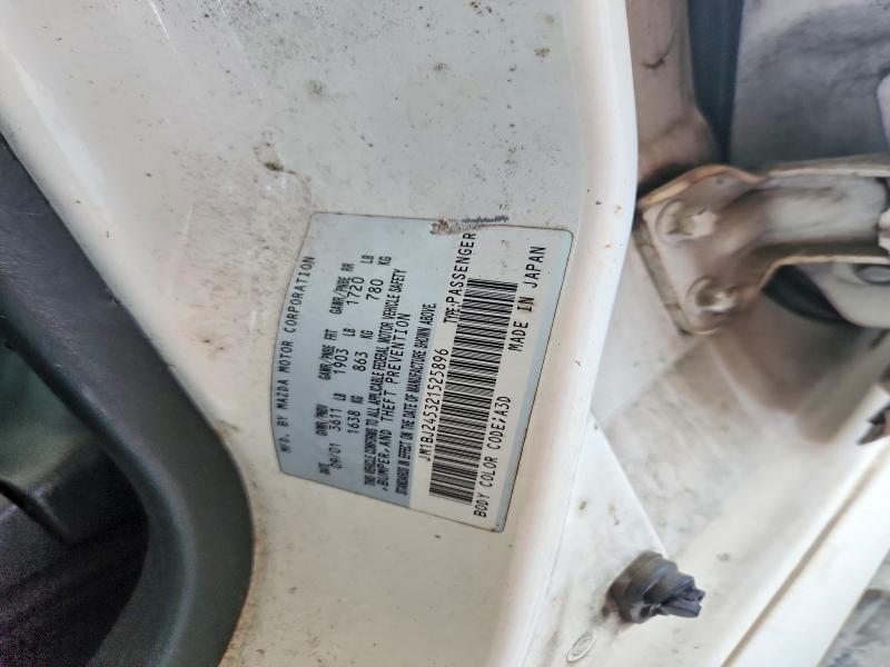 67320246 :رقم المزاد ، JM1BJ245321525896 vin ، 2002 Mazda Protege مزاد بيع