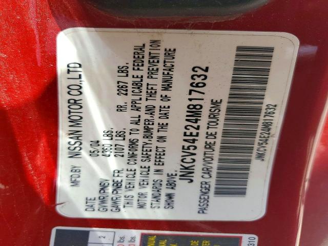 Auction sale of the 2004 Infiniti G35, vin: JNKCV54E24M817632, lot number: 69102656