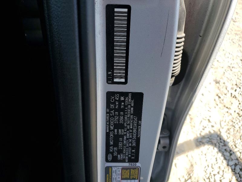 Продажа на аукционе авто 2019 Kia Forte, vin: 3KPF34AD8KE049547, номер лота: 69977256