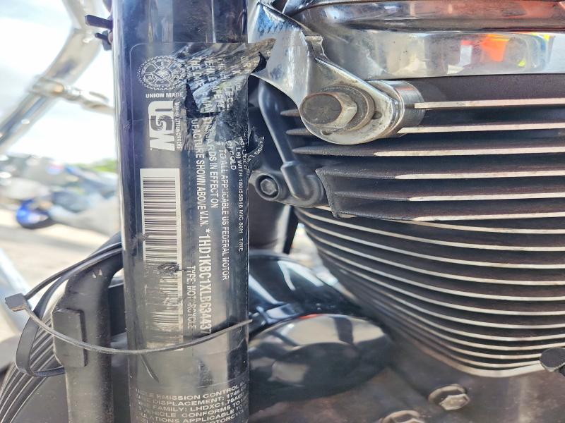 69389886 :رقم المزاد ، 1HD1KBC1XLB634437 vin ، 2020 Harley-davidson Flhx مزاد بيع