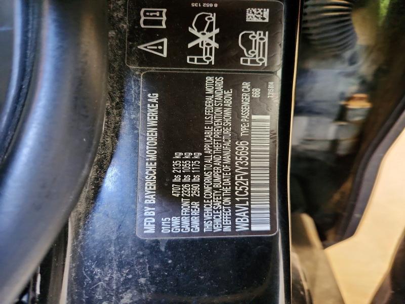 Продаж на аукціоні авто 2015 Bmw X1, vin: WBAVL1C52FVY35696, номер лоту: 68203586