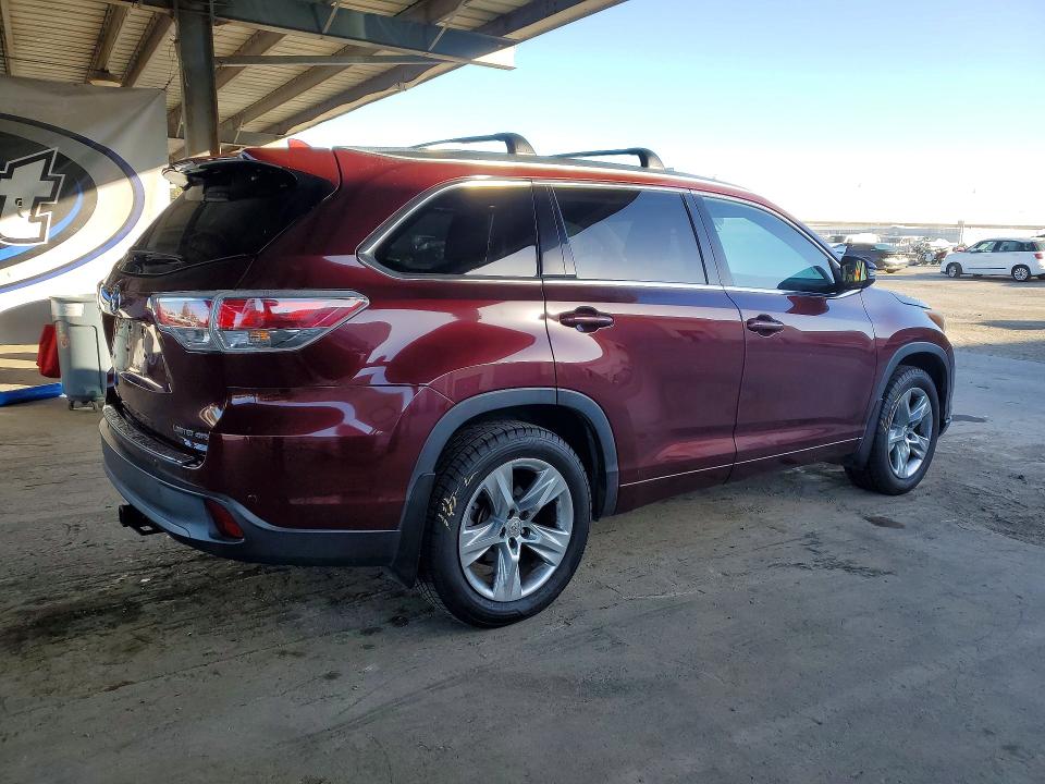 2015 Toyota Highlander მანქანა იყიდება აუქციონზე, vin: 5TDDKRFH1FS114673, აუქციონის ნომერი: 70898116