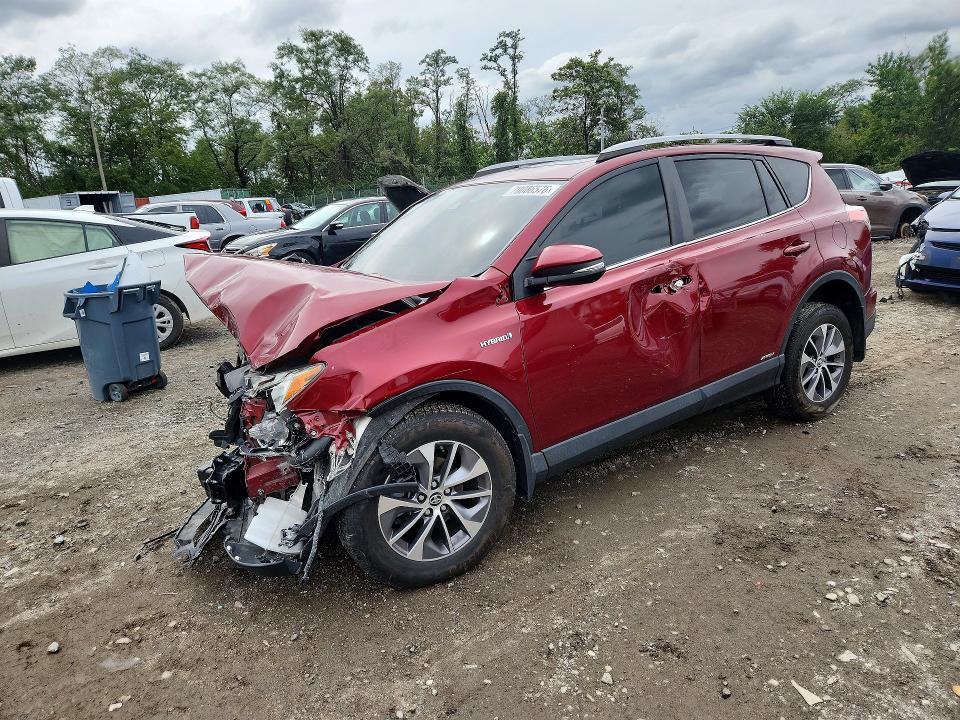 2018 Toyota Rav4 Hybrid მანქანა იყიდება აუქციონზე, vin: JTMRJREV3JD173874, აუქციონის ნომერი: 70086576
