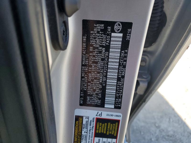 69926376 :رقم المزاد ، 4T1BF1FK2CU154790 vin ، 2012 Toyota Camry مزاد بيع