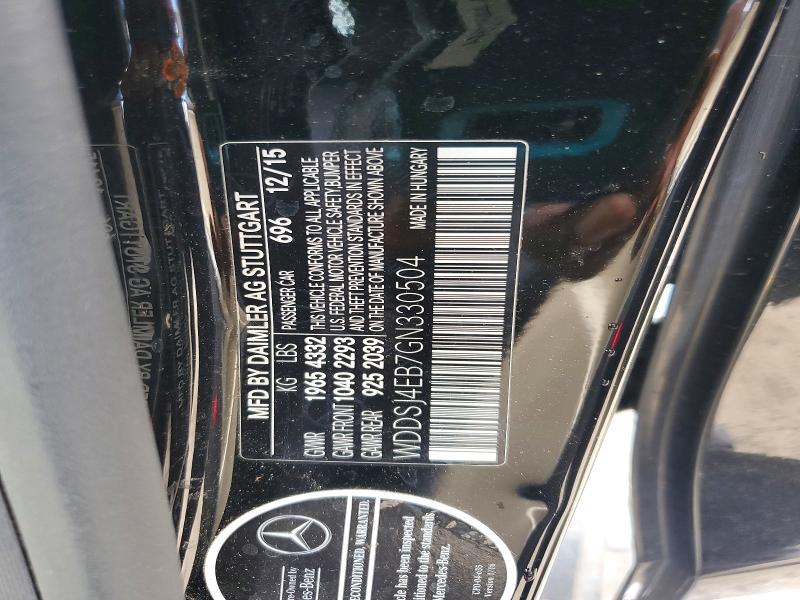 Aukcja sprzedaży 2016 Mercedes-benz Cla, vin: WDDSJ4EB7GN330504, numer aukcji: 67819196