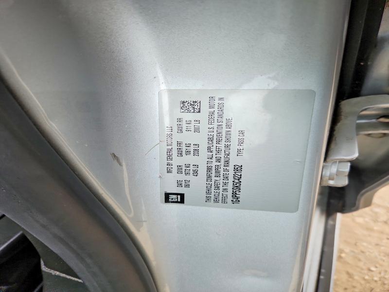 68050616 :رقم المزاد ، 1G4PP5SK5C4221852 vin ، 2012 Buick Verano مزاد بيع