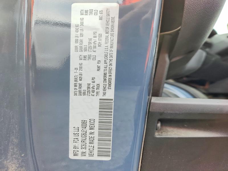 Продажа на аукционе авто 2020 Ram Promaster 3500, vin: 3C6URVJG6LE140069, номер лота: 69053976