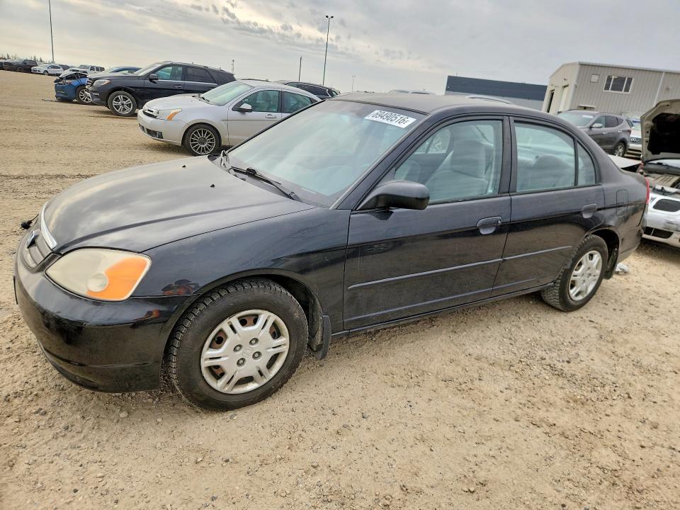 69490516 :رقم المزاد ، 2HGES16341H906058 vin ، 2001 Honda Civic مزاد بيع