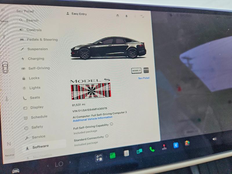 Aukcja sprzedaży 2021 Tesla Model S, vin: 5YJSA1E64MF436978, numer aukcji: 70365876