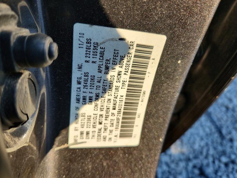 Aukcja sprzedaży 2011 Acura Tl, vin: 19UUA9F29BA001674, numer aukcji: 66760236