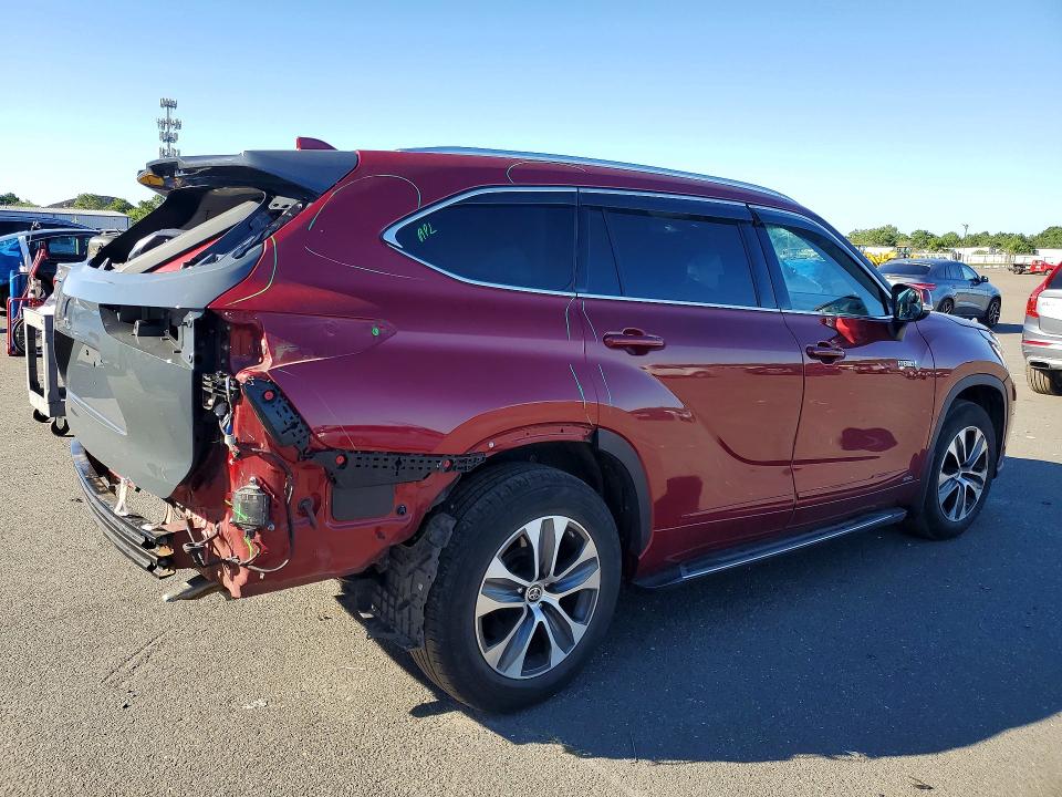 Продажа на аукционе авто 2021 Toyota Highlander, vin: 5TDGBRCH3MS024326, номер лота: 68674946