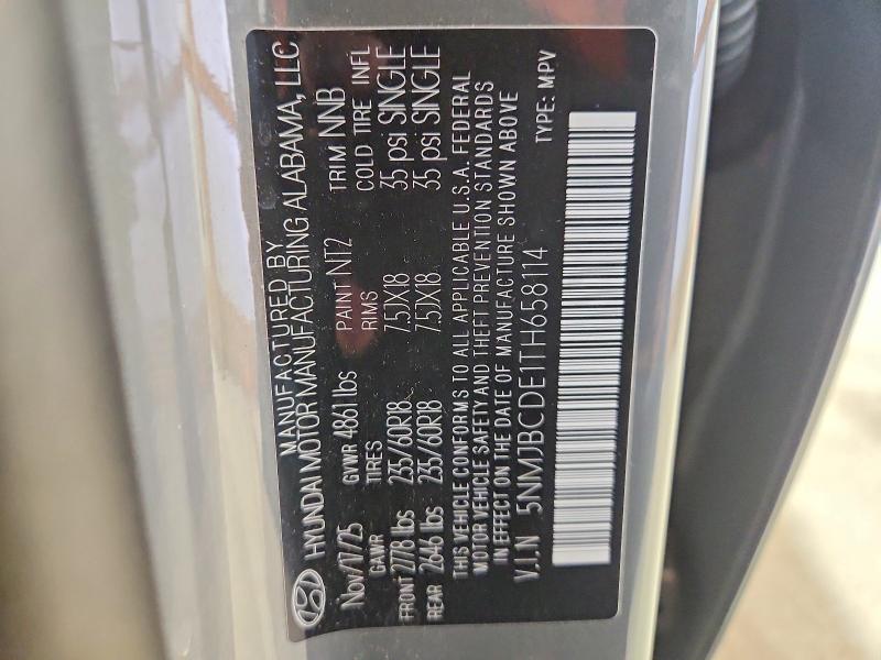 Продажа на аукционе авто 2026 Hyundai Tucson, vin: 5NMJBCDE1TH658114, номер лота: 70314276