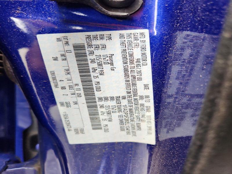 69741886 :رقم المزاد ، 1FADP3F26EL134160 vin ، 2014 Ford Focus Se مزاد بيع