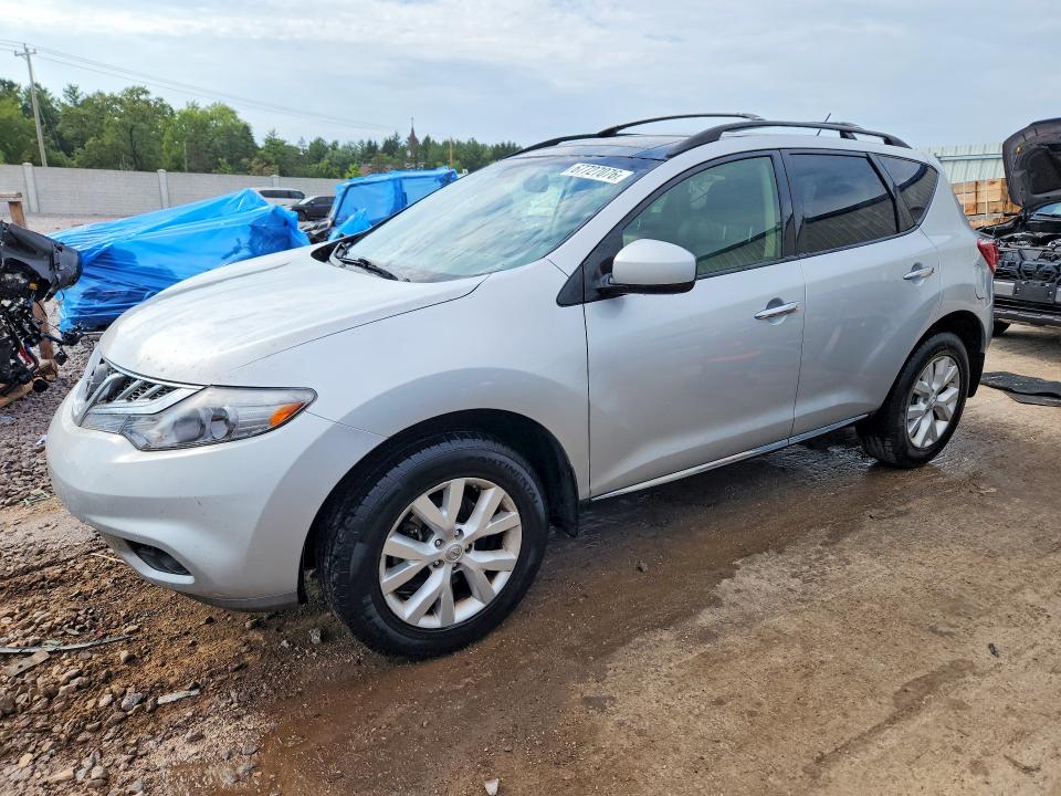 2014 Nissan Murano მანქანა იყიდება აუქციონზე, vin: JN8AZ1MW3EW505876, აუქციონის ნომერი: 67727076