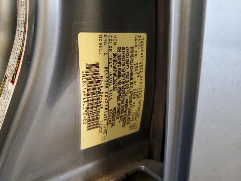 Продажа на аукционе авто 2010 Nissan Versa, vin: 3N1BC1AP1AL392480, номер лота: 68988326
