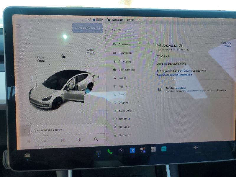 Aukcja sprzedaży 2020 Tesla Model 3, vin: 5YJ3E1EA2LF615256, numer aukcji: 68376976