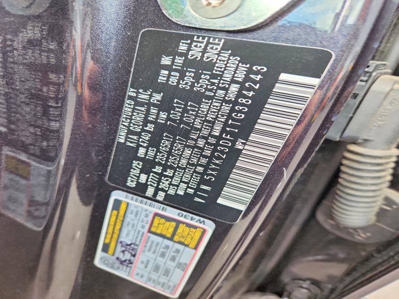 2026 Kia Sportage მანქანა იყიდება აუქციონზე, vin: 5XYK23DF1TG384243, აუქციონის ნომერი: 70710106