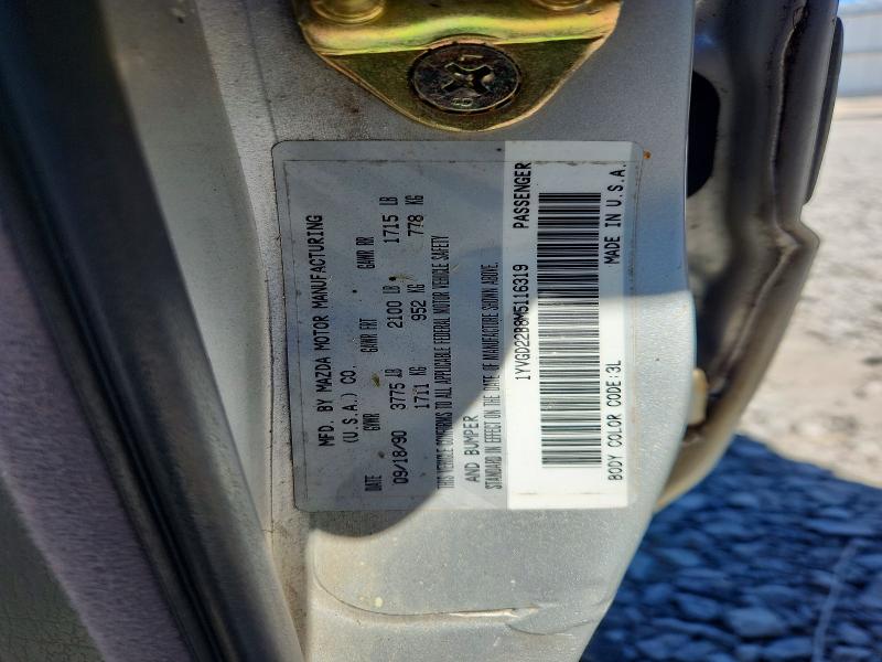 Продажа на аукционе авто 1991 Mazda 626, vin: 1YVGD22B8M5116319, номер лота: 70674546