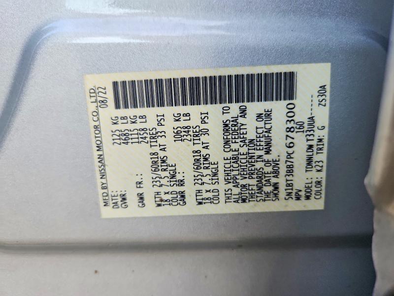 Aukcja sprzedaży 2023 Nissan Rogue, vin: 5N1BT3BB7PC678300, numer aukcji: 63147946