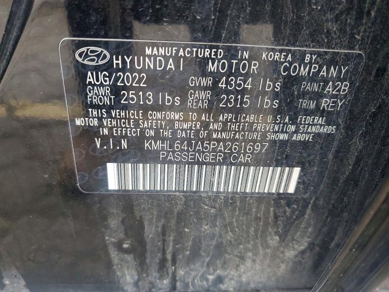Aukcja sprzedaży 2023 Hyundai Sonata, vin: KMHL64JA5PA261697, numer aukcji: 67507666