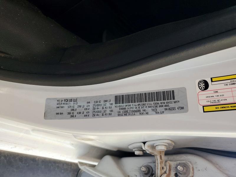 65952336 :رقم المزاد ، 1C6RREJT1KN906089 vin ، 2019 Ram 1500 مزاد بيع