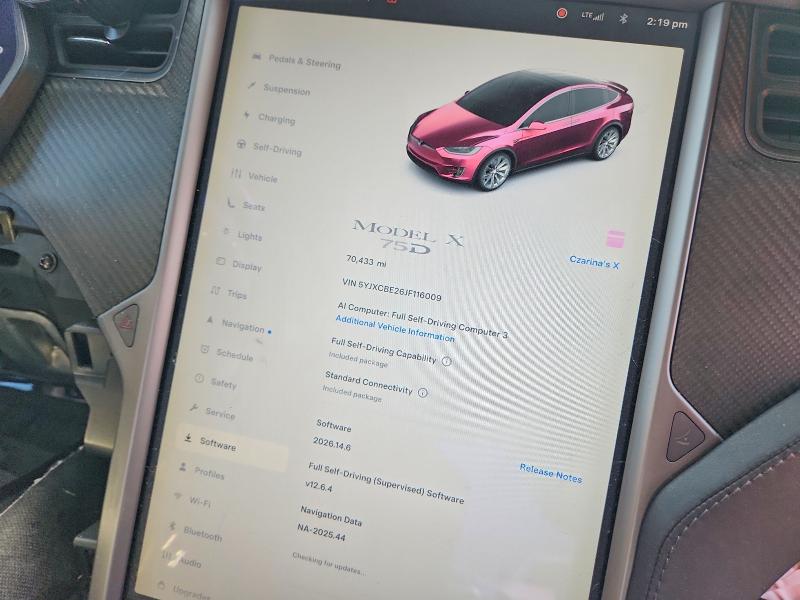 68799546 :رقم المزاد ، 5YJXCBE26JF116009 vin ، 2018 Tesla Model X مزاد بيع